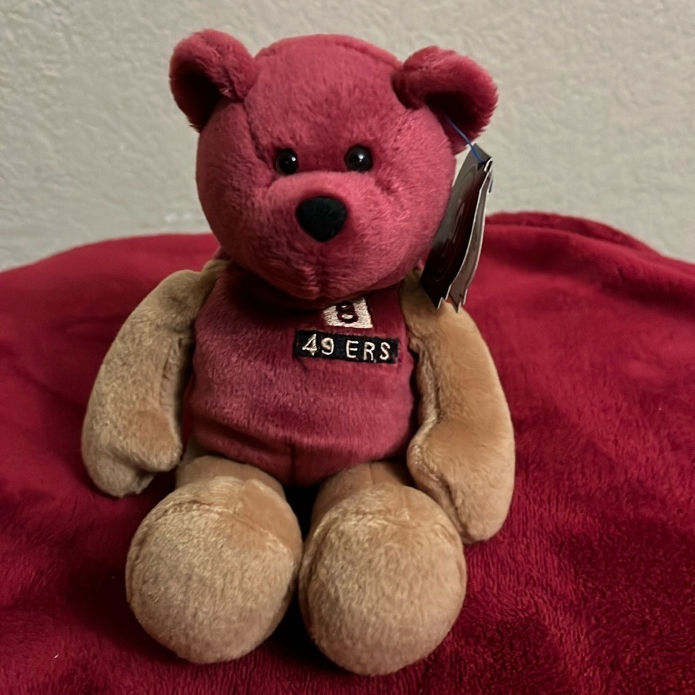 Limited Treasures San Francisco 49ers Steve Young 8 Pro‎ Bear Plush Collectible